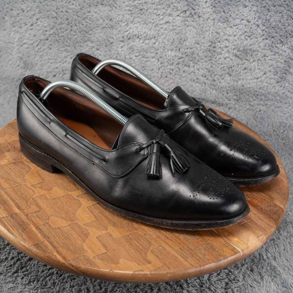 ALLEN EDMONDS WINDHAM MENS Black DRESS LOAFERS Sz 12 D MADE IN USA